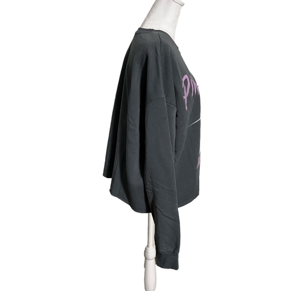 Pink Floyd Dark Side Of The Moon Grayson Threads Women Crop Pullover Sz L or XL - Picture 4 of 14